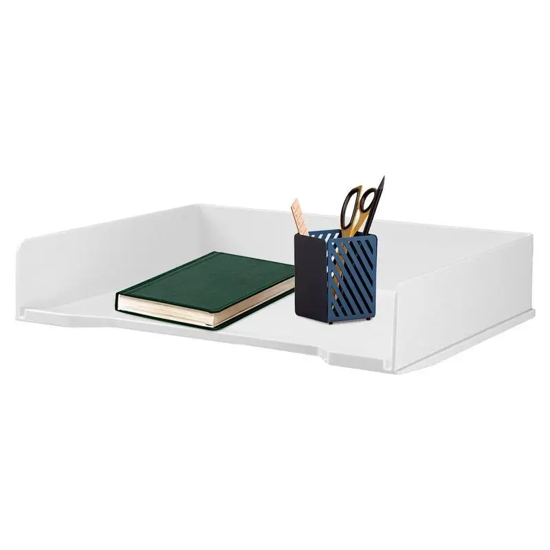 

Stackable Clear Paper Trays Office Organization And Storage Letter Tray Offices Desktop File Paper Holder Book Storage Rack Side