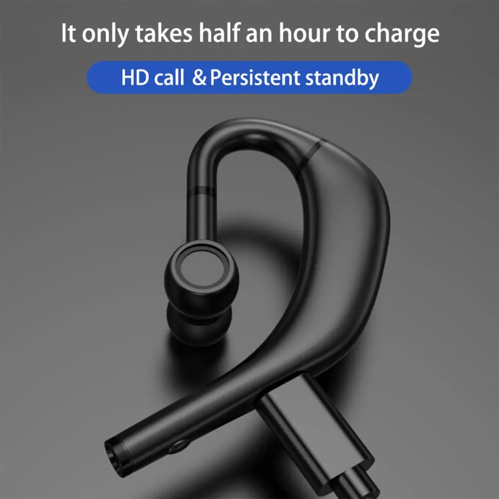 Беспроводные стереонаушники RD09 с заряжаемым ушным крючком и поддержкой Bluetooth 5,0 Беспроводные стереонаушники RD09 с заряжаемым ушным крючком и поддержкой Bluetooth 5,0