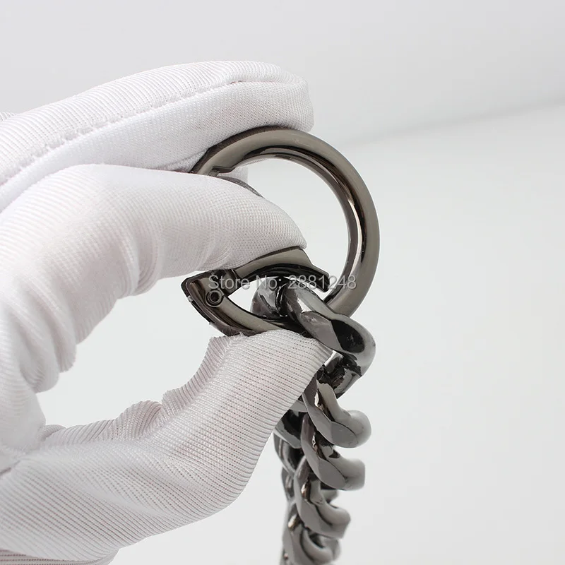 5colors 22mm Rainbow Aluminum Chain Light Weight Bags Strap Bag Parts Handles Easy Matching Accessory Handbag Straps Bag 120CM