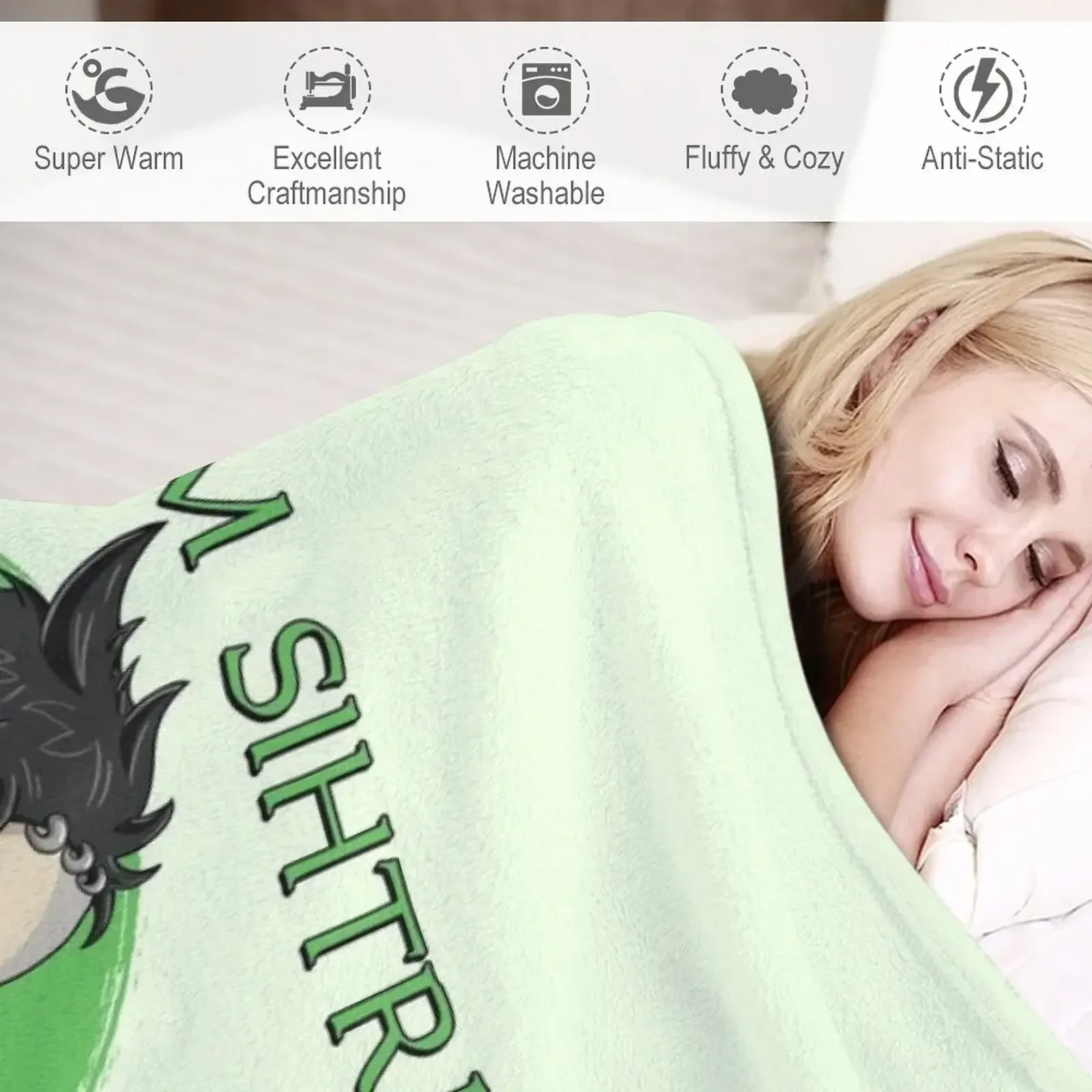 Новое одеяло Chibi Team Sihtric теплое для косплея в стиле аниме одеяла кровати