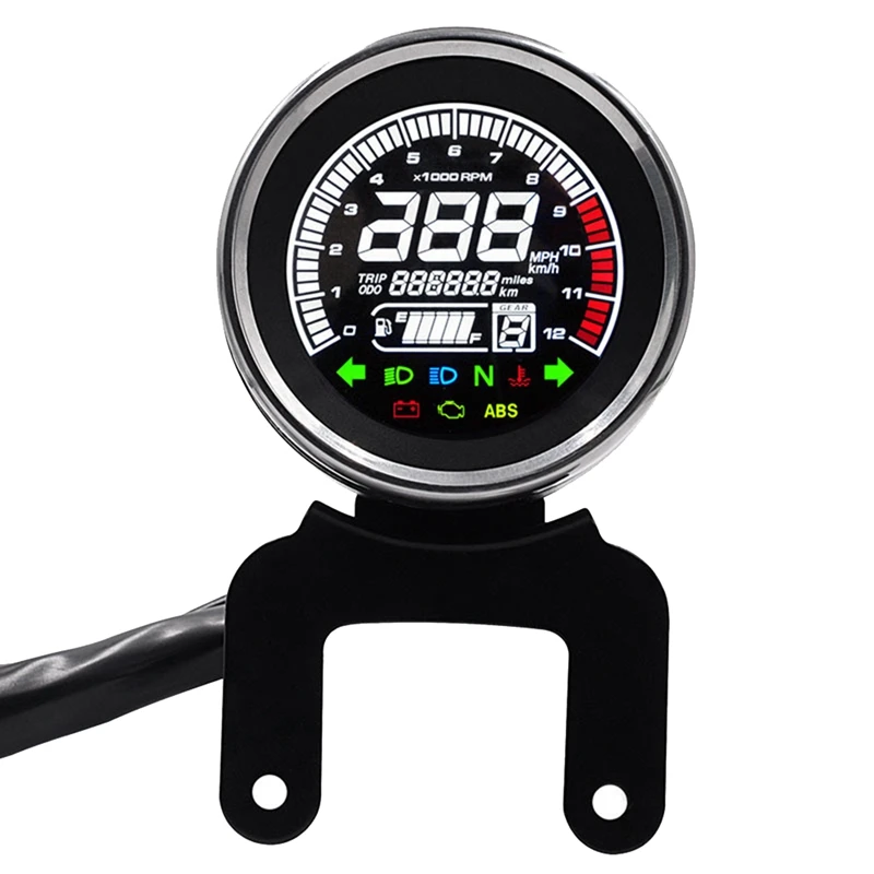 

Multi-Purpose Instrument Odometer Plastic Multipurpose Meter LCD Screen Display Tachometer