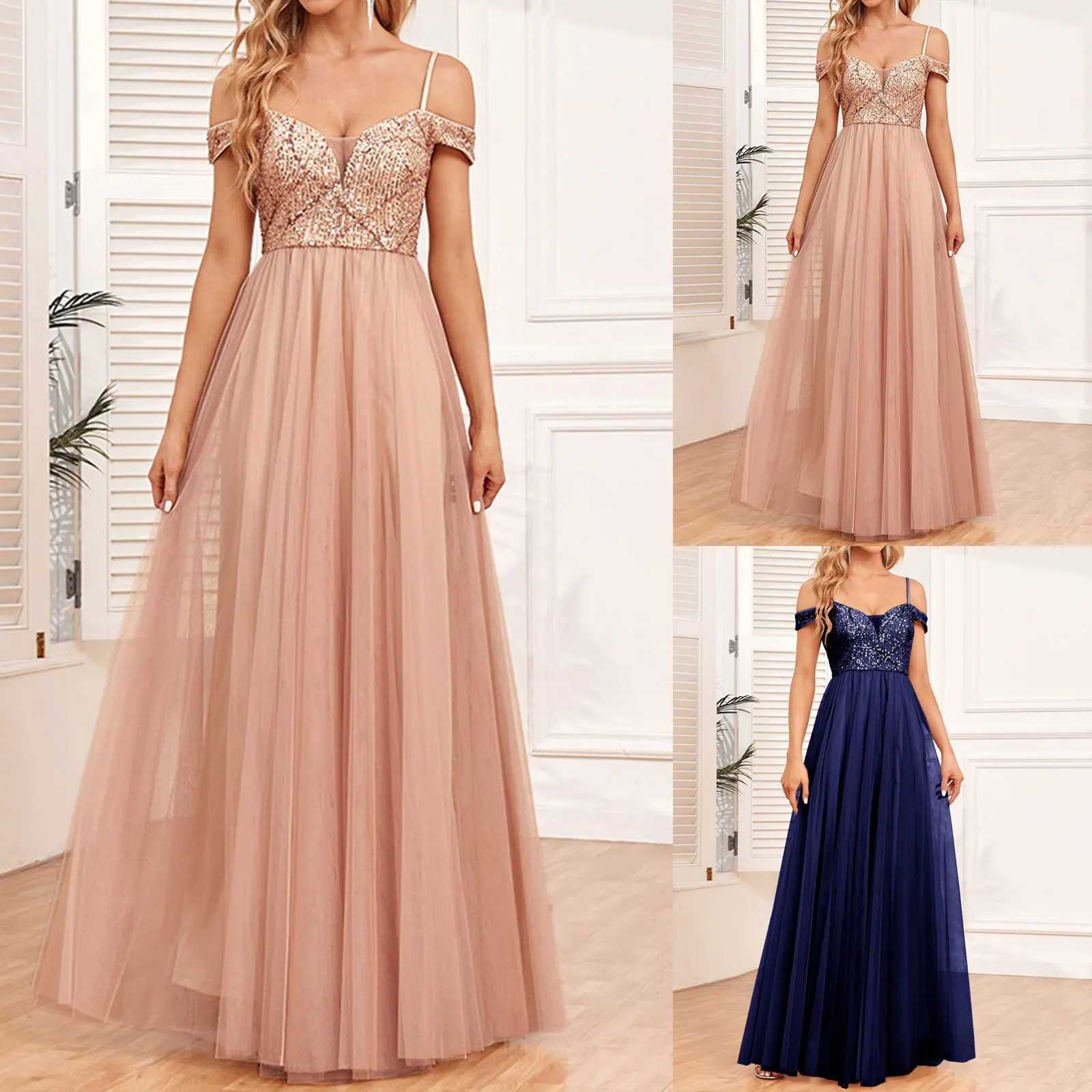 Купить Коктейльное Длинное Платье