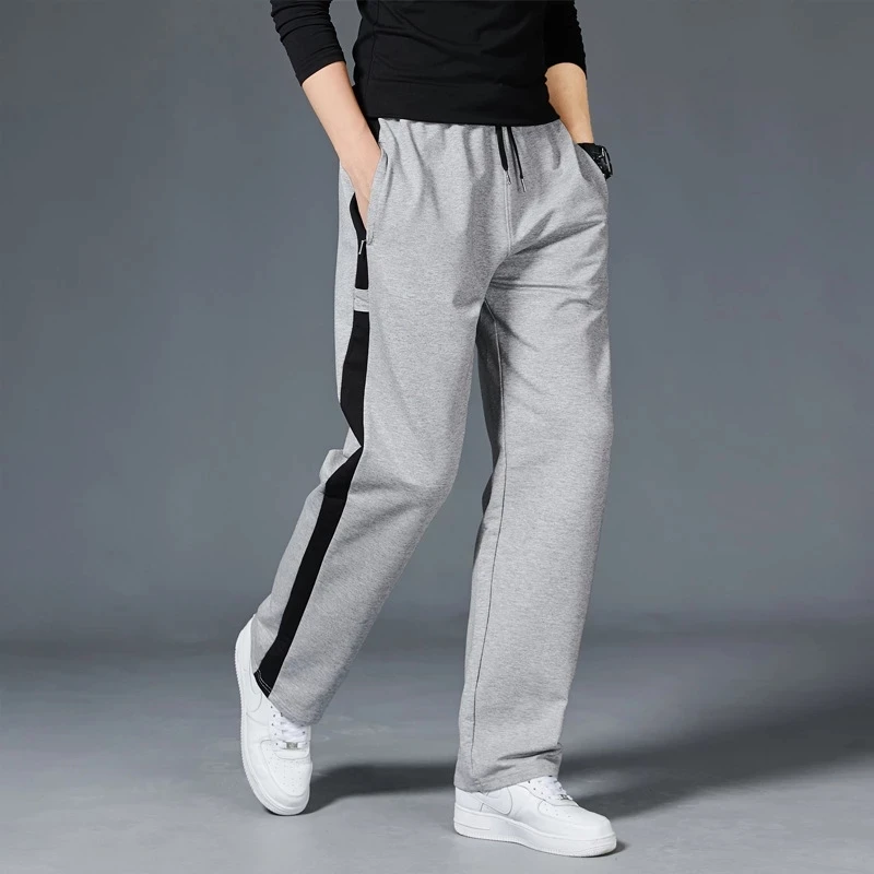 Men Running Pants Joggers Sweatpant Spring Autumn Jogging Sport Gym Trousers Loose Homewear Fitness Straight Breathable