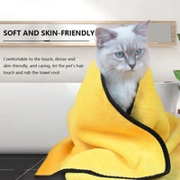 dog bath towels microfiber robe towel quick drying gown washcloth for cats super absorbent bathrobe animal bath tawel pet items