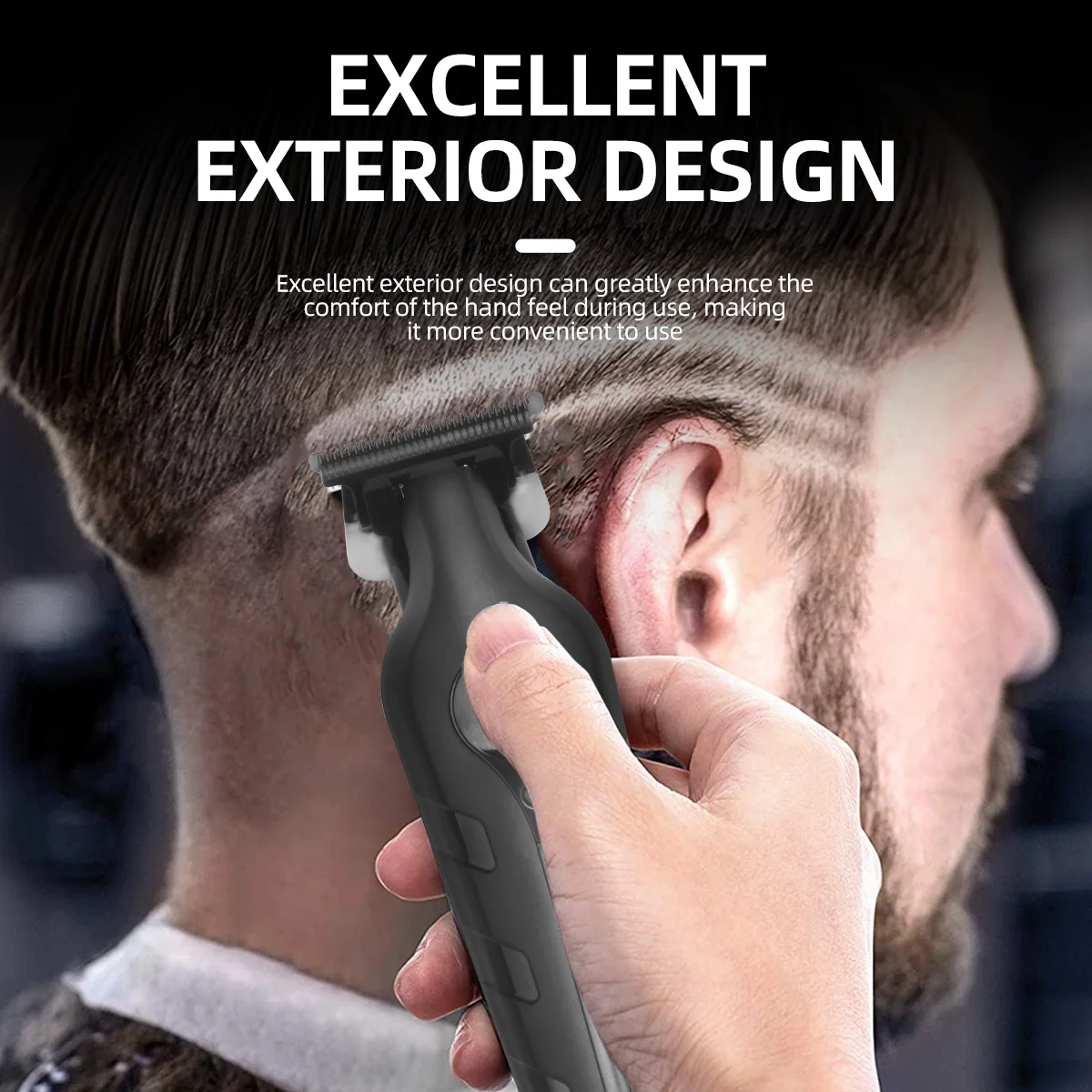 Аккумуляторная машинка для стрижки волос 1200 мАч