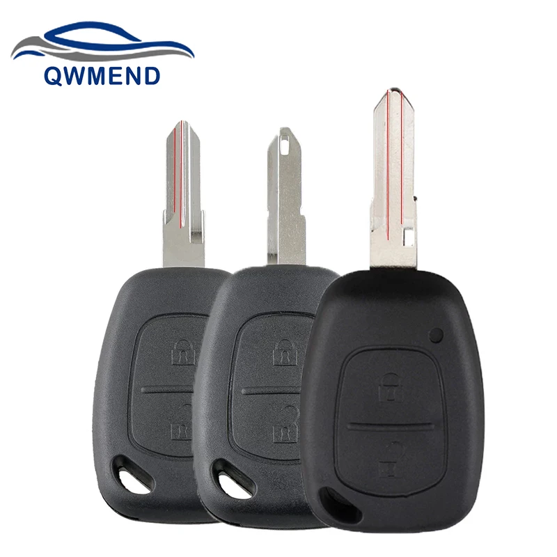 QWMEND для Renault Key Shell 2 button Remote Fob чехол Vauxhall/Opel Vivaro/ Movano Trafic Kangoo | Автомобили и
