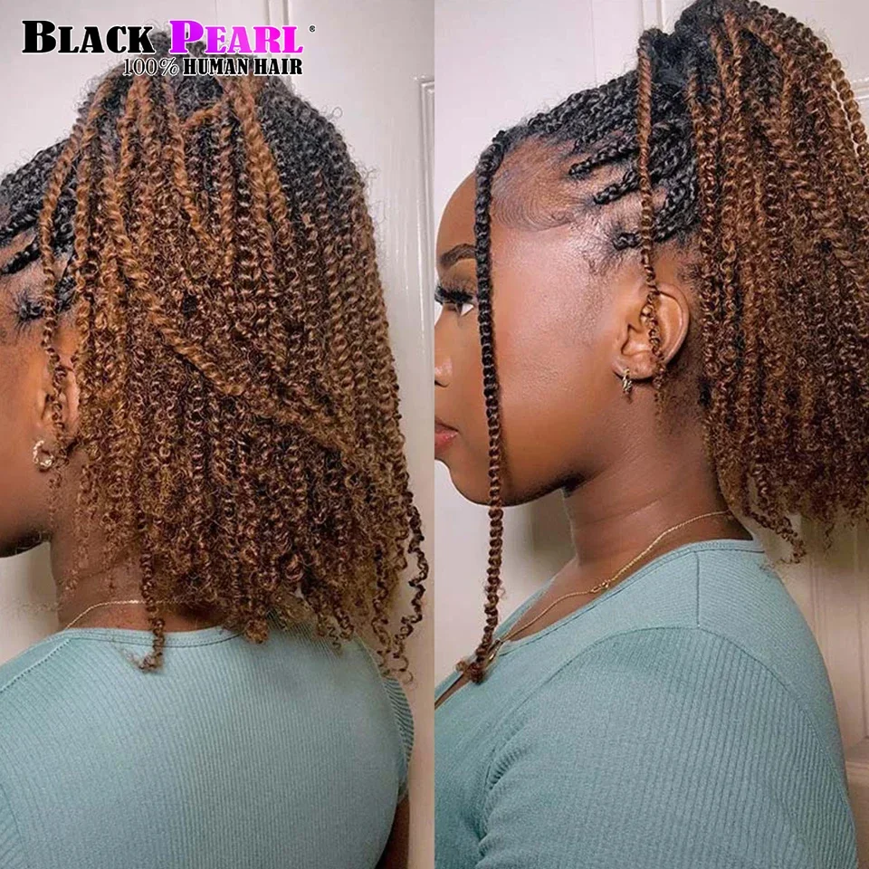 Черные афро курчавые V насыпью натуральный цвет перуанские вьющиеся волосы для