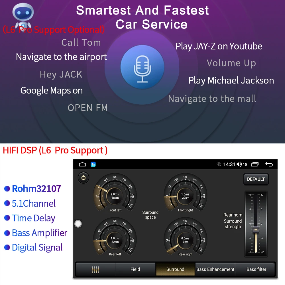 Фото Android LEHX L6Pro Android 2din Автомобильное радио для Subaru Forester 3 SH Impreza 2007-2013 Мультимедийный Carplay Autoardio Gps Головное устройство №3