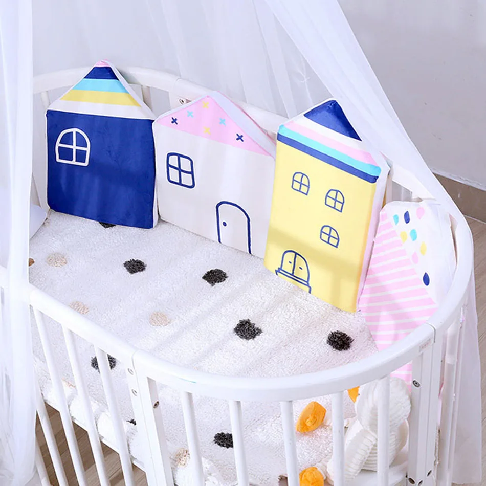 Baby Crib Bumper Newborn Cradle Accessories Toddler Protection Against Collision Bumper Infant Bedding Protective Case