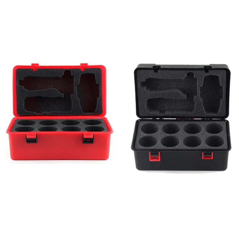 

2 Pcs XD168-66 Burst Generation Spinner Toolbox Beyblade Spinner Related Products Hand Storage Box Tool Box Black & Red