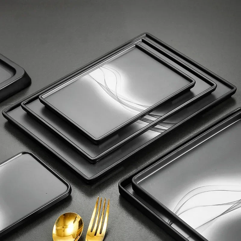 Креативные коммерческие меламиновые обеденные тарелки в корейском стиле