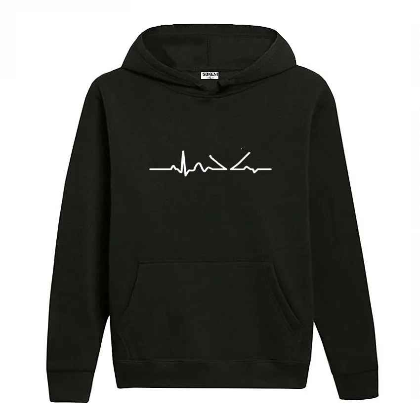 

Casual Student Fleece Swearshirt Pullovers Unisex Men Hoodies Multi-color Hoodies with Letter Print