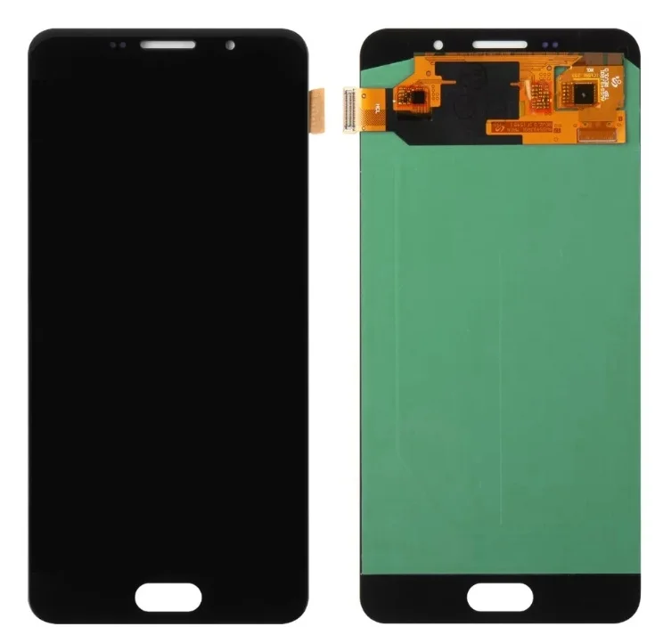 Дисплей для Samsung A710F Galaxy A7 (2016) + сенсорный экран (черный) (копия LCD с регулируемой подсветкой).