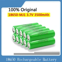 100 new original mj1 3 7v 3500mah 18650 lithium rechargeable battery for flashlight batteries for mj1 3500mah battery