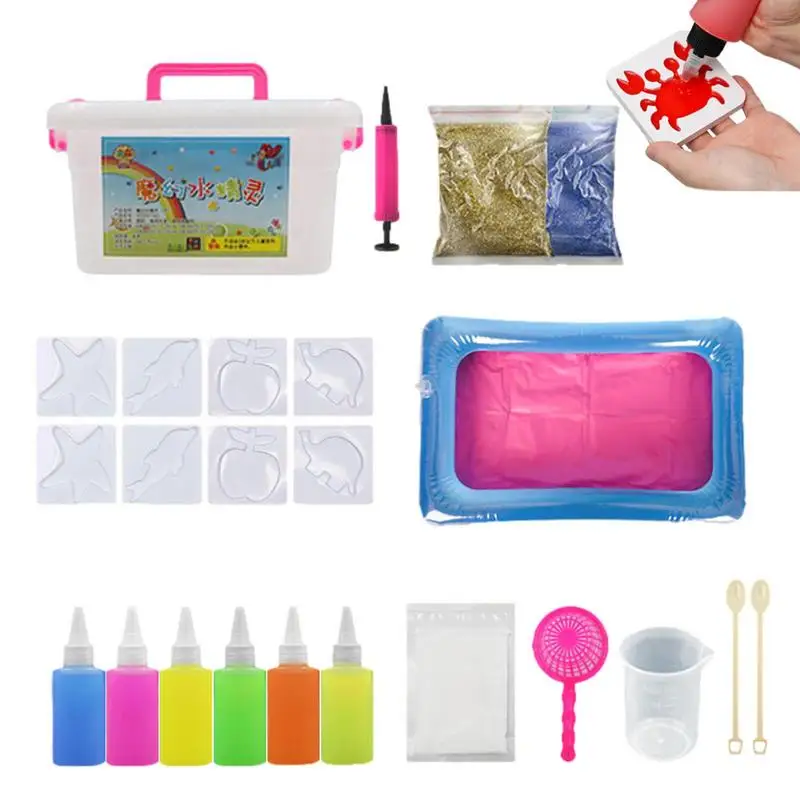 

Набор волшебных игрушечных эльфов, набор 3D волшебных гелей, набор бусин в виде водных животных, сделай сам, форма для морских существ, водные бусины ручной работы для мальчиков