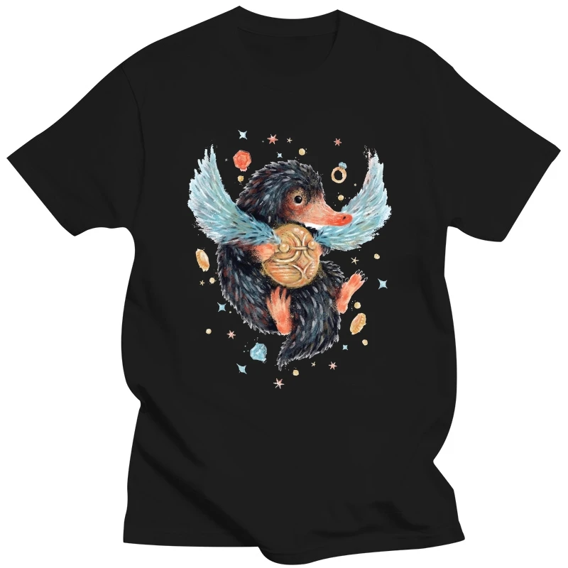 

Fantastic Beasts Shirt Niffler T-Shirt Fantasy Short Sleeve Cute Sleeve Unisex Summer O Neck Tops Tee Shirt