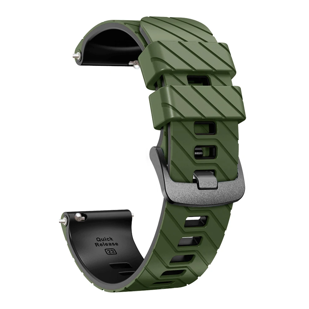 Фото Силиконовый ремешок для часов 22 мм для Suunto Race, браслет Suunto Race S/Ocean/Vertical/9 Peak Pro, сменный ремешок для часов №5