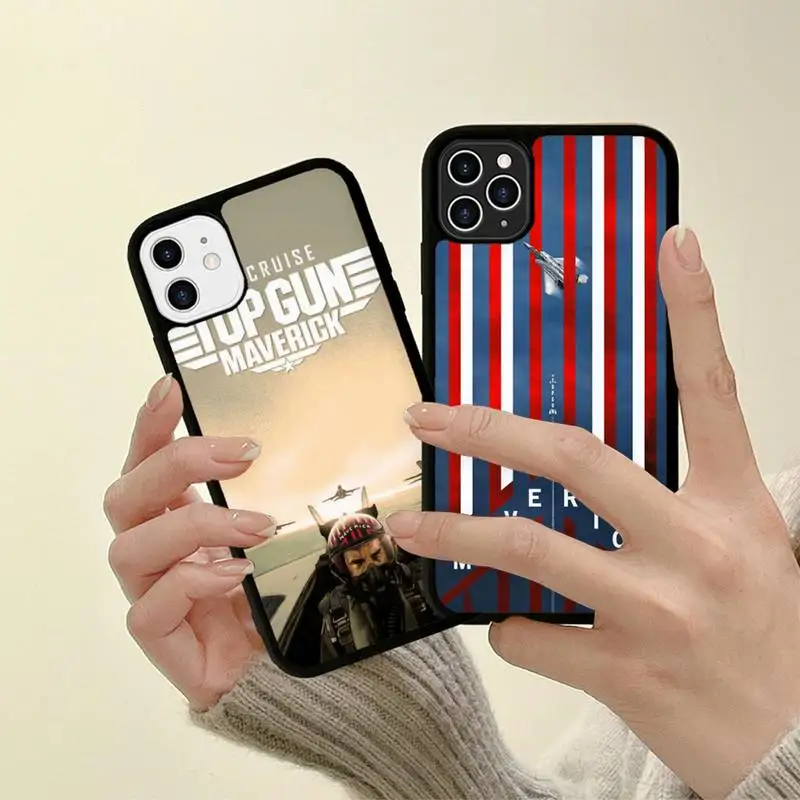 

Top Gun Maverick Movie Phone Case Silicone PC+TPU Case for iPhone 11 12 13 Pro Max 8 7 6 Plus X SE XR Hard Fundas