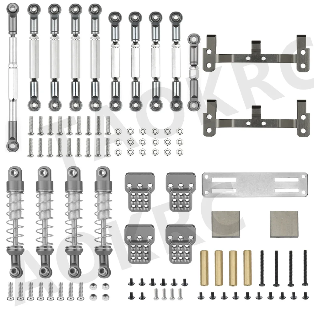 

Upgrade Metal Pull Rod Steering Pull Rod Servo Rod Pull Rod Base for WPL B1 B-1 B14 B-14 B24 B-24 C14 C24 1/16 RC Car Spare Part