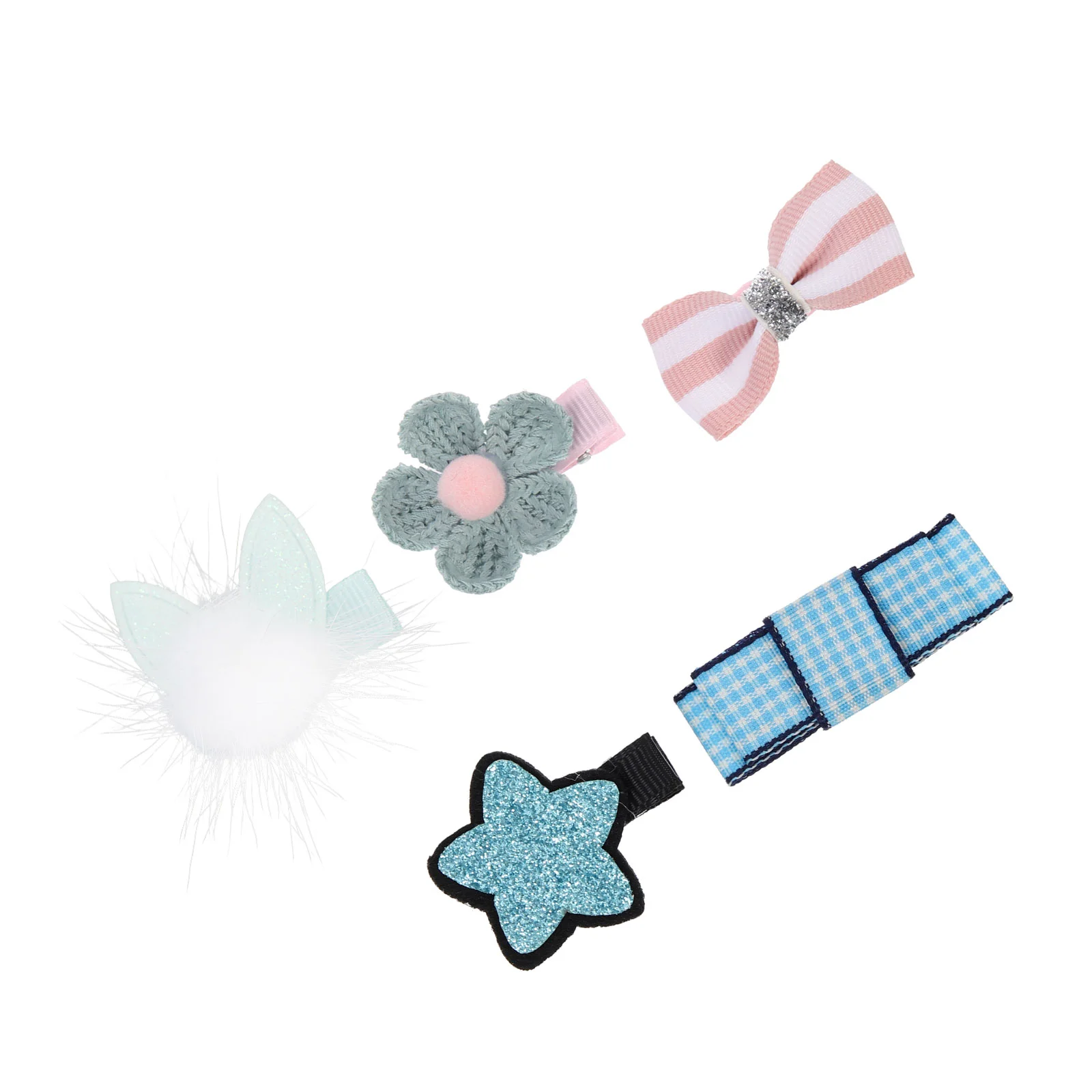 

Hair Dog Clips Pet Bows Accessories Puppy Bow Cat Hairpins Tiny Barrettes Headdress Hairpin Grooming Alligator Clip Pom Costume