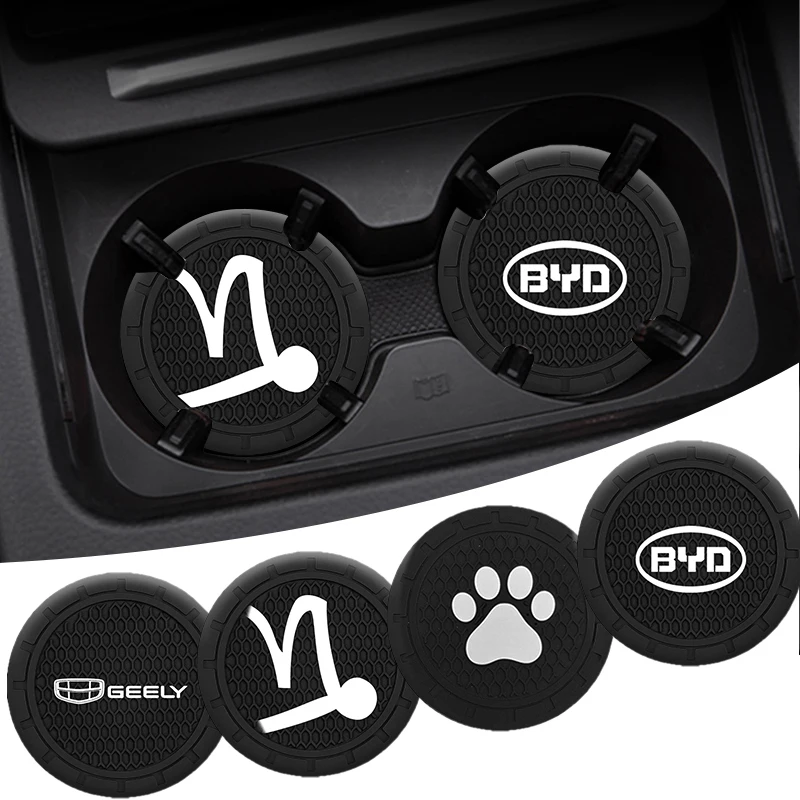 1 шт. Стайлинг логотипа автомобиля подставка Нескользящая коврик для чашки Audi TT A1