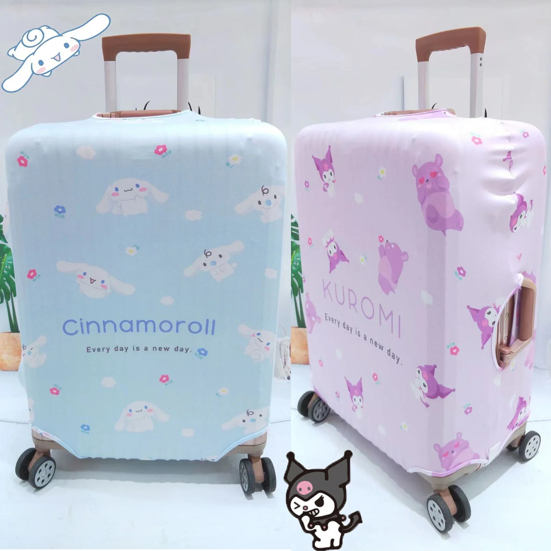 Sanrio Cinnamoroll Kuromi Mymelody kawaii аниме мультфильм чемодан защитный для путешествий