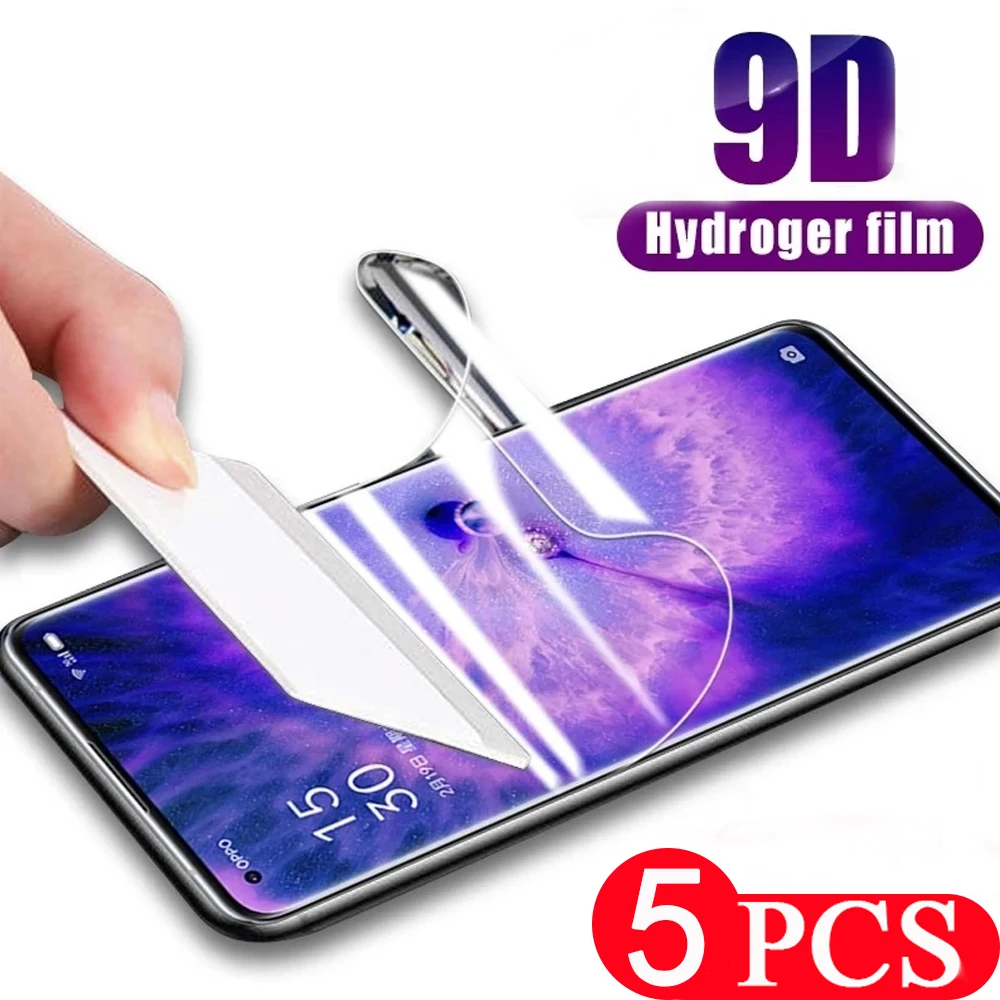 

Защитная пленка 9D с полным покрытием для смартфона OPPO Find X5 lite X6 pro X2 X3 Neo, 5 шт.