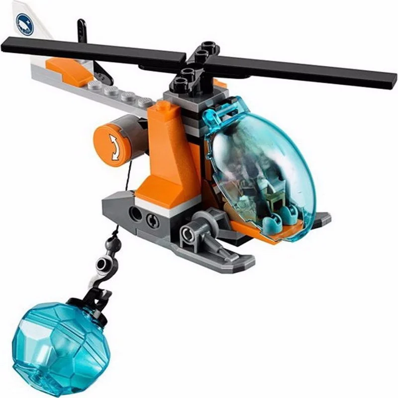 Новый город строительный ледяной корабль строительные блоки LG игрушки сделай