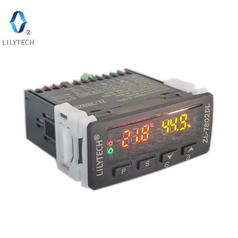Фото ZL-7802DL, входы и выходы 12 В постоянного тока, контроллер инкубатора 12 В, Lilytech, контроллер температуры и влажности для инкубатора №1