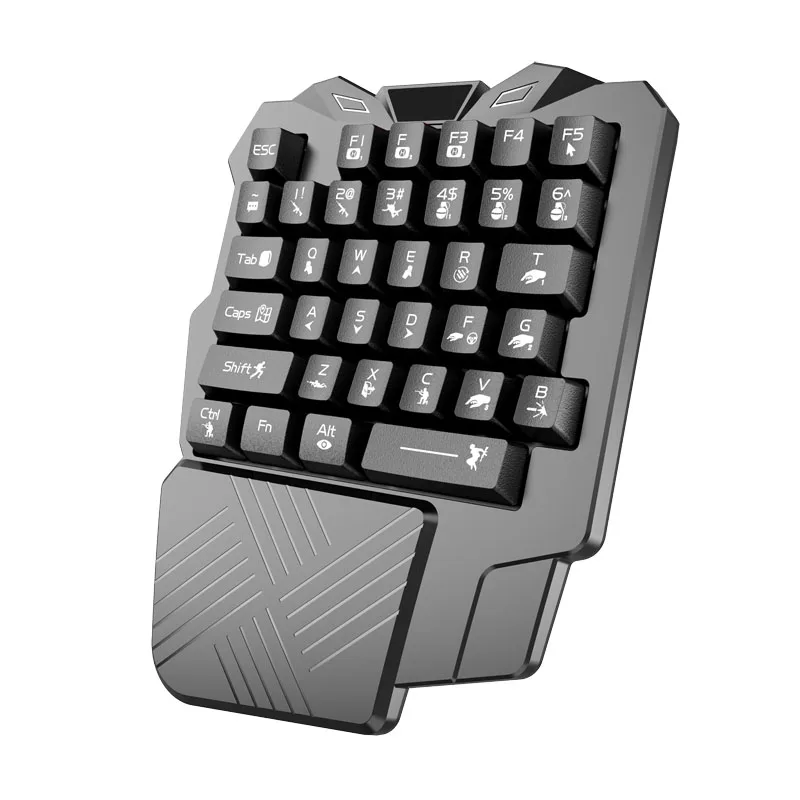 

Ajazz RM01 35Keys One-Handed rainbow Mechanical Gaming Keyboard