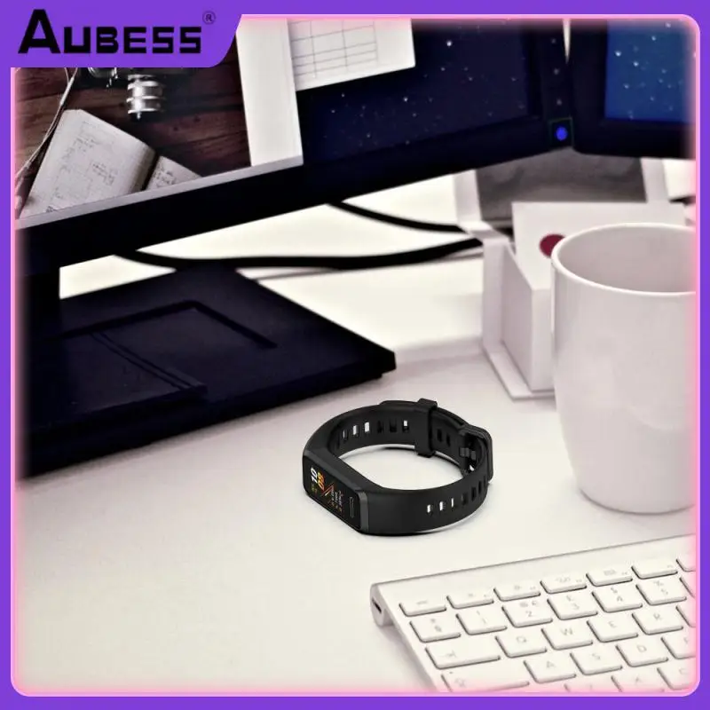 

Unisex Replacement Bands Adjustable Replacement Watchband Sweatproof Silicone Strap Waterproof Wristband For Huawei Band 4