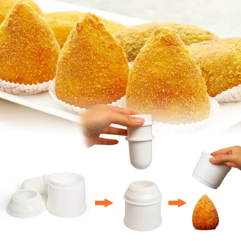 

Arancini Maker Mold DIY Rice Ball Press Maker Kitchen Meat Balls Mold Reusable Sushi Tool Handmade Bento Mould Kitchen Gadgets