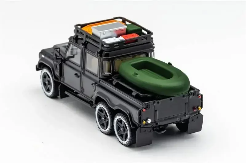 Литая под давлением модель автомобиля GCD 1:64 Land Rover Defender 6x6 Pick up