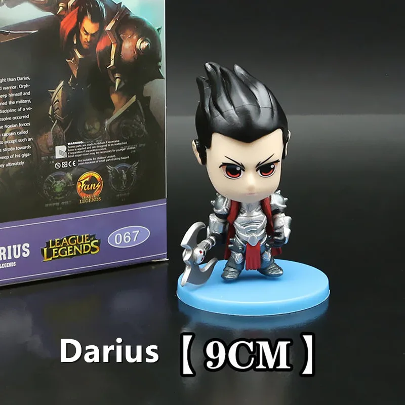 9 см Фигурки из Лиги Легенд могилы Гнар Мак одиночные лезины милые фигурки ПВХ