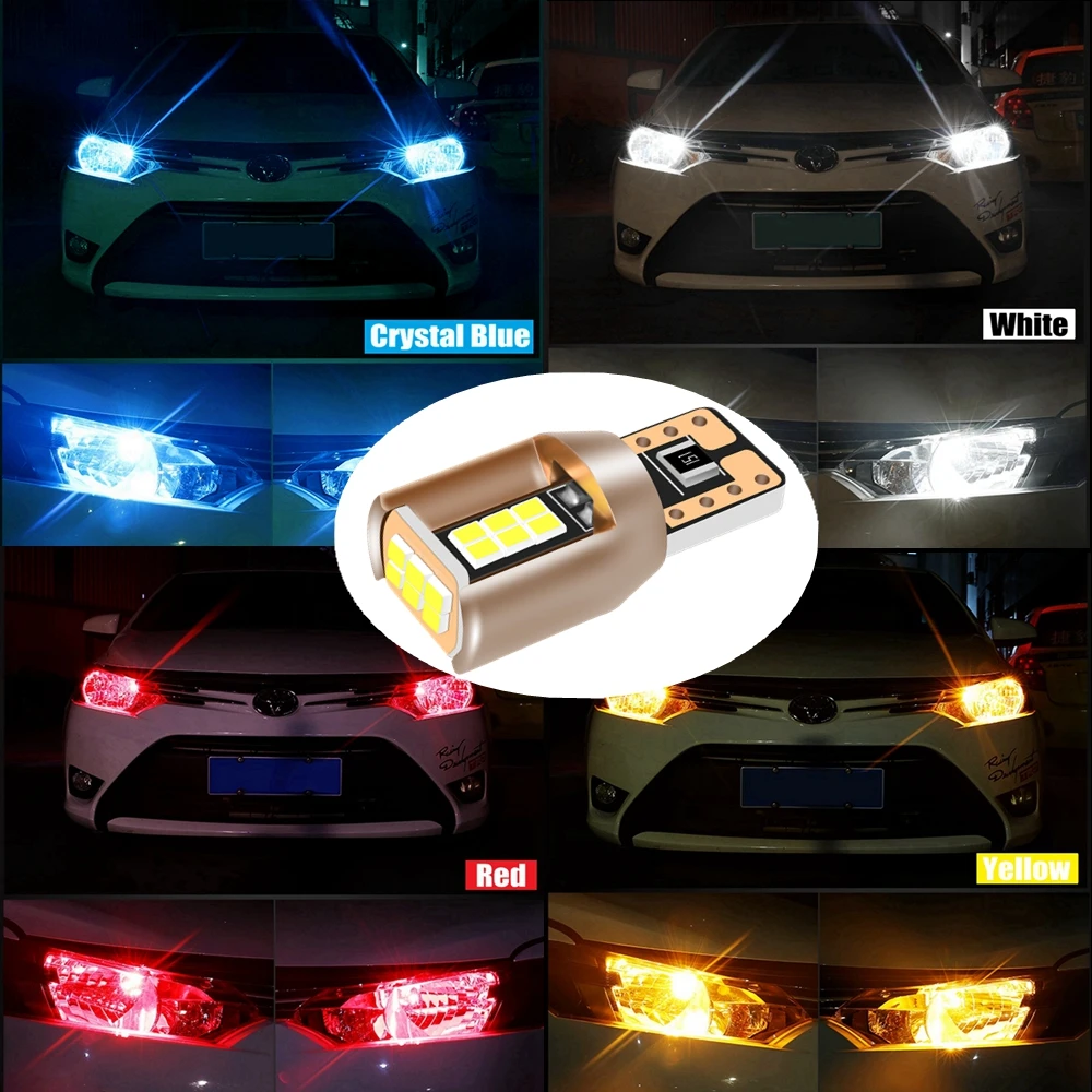 Новинка суперъяркие светодиодсветодиодный лампы T10 W5W 2016 2 шт. для чтения салона