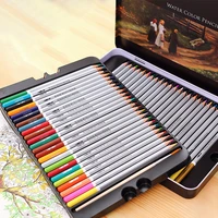 new water soluble colored pencils iron box color lead student graffiti coloring hand painted primary oil sketch drawing