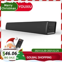 youxiu 40w home tv theater soundbar bluetooth 5 0 speakers built in subwoofers 3d surround sound effect sound tv sound bars