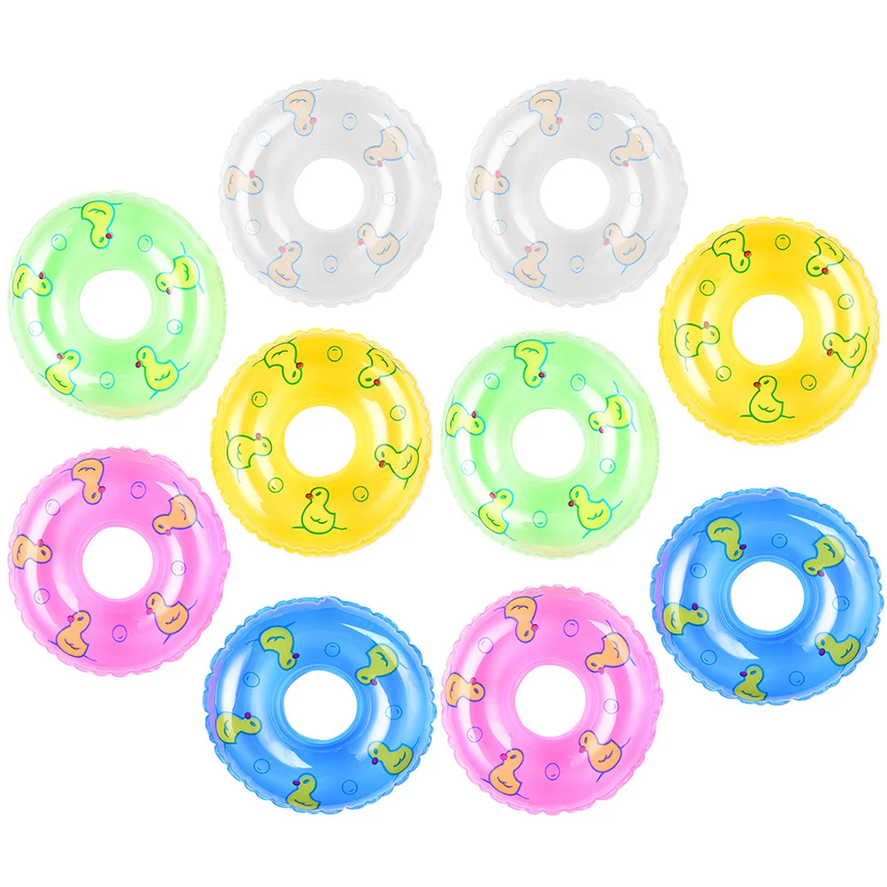 

10pcs Babies Cartoon Small Bath Toys Inflatable Toys