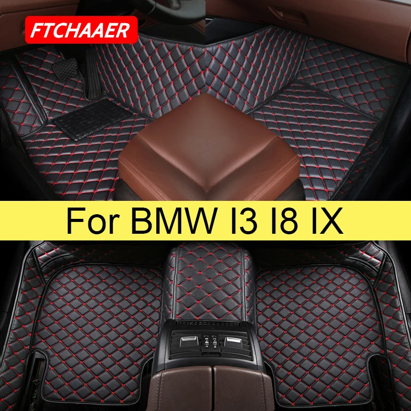 

FTCHAAER Car Floor Mats For BMW i3 IX IX3 i8 Foot Coche Accessories Auto