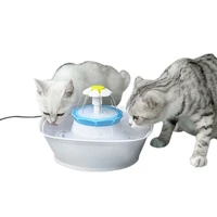 2 3l automatic cat water fountain led electric usb dog pet mute drinking feeder bowl pet water dispenser accessories for cat