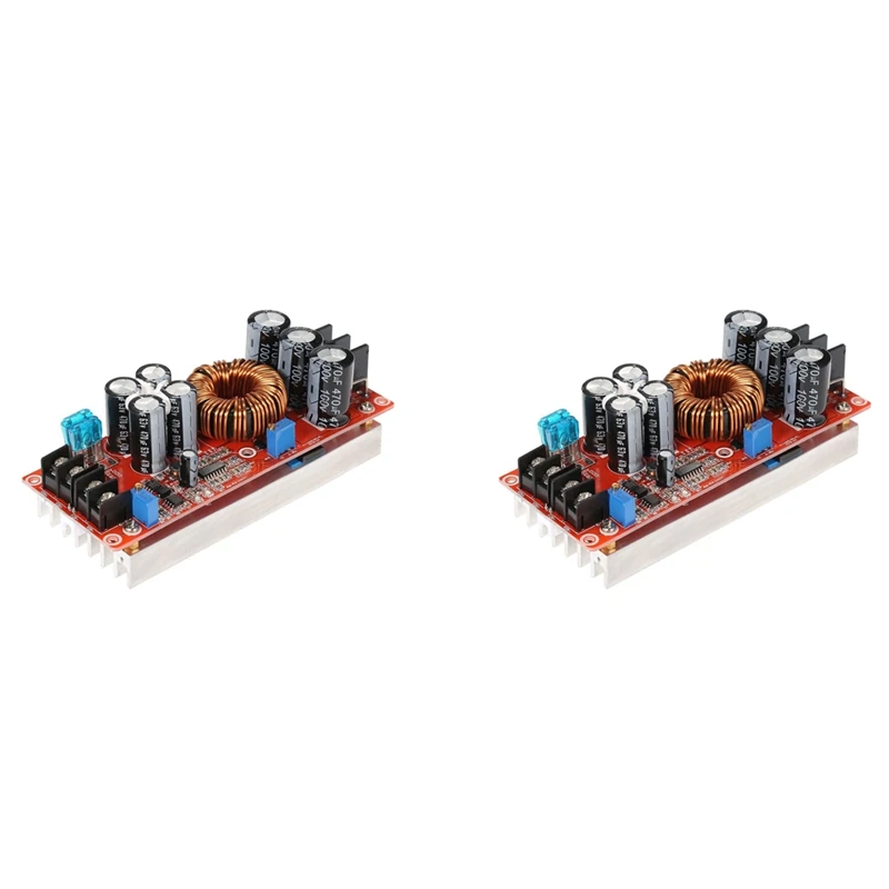 

2X 1200W 20A DC Converter Boost Car Step-Up Power Supply Module Adjustable Voltage Converter 8-60V To 12-83V