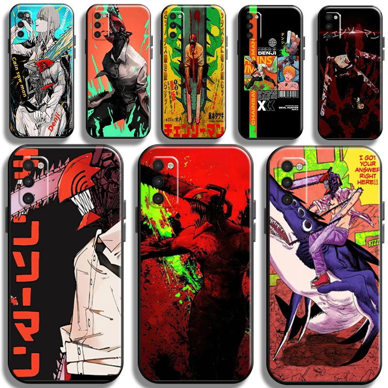

Anime Chainsaw Man Pattern Phone Case For Samsung Galaxy M10 Carcasa Cases Soft Full Protection Shockproof Cover Coque Funda