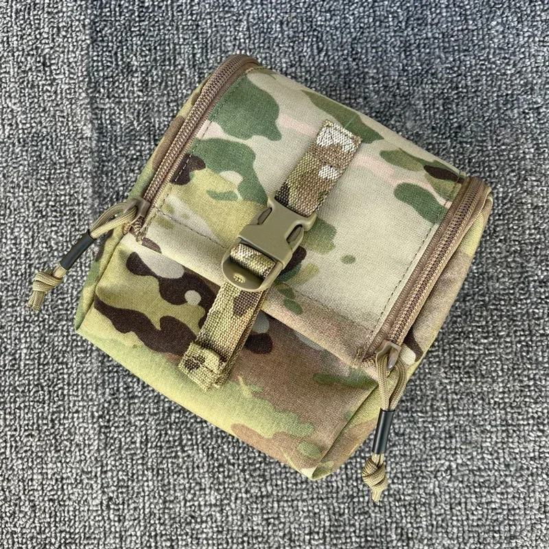 Фото Тактический чехол NVG для страйкбола Molle, очки ночного видения, чехол для батареи, Multicam 500D, медицинская сумка для хранения, снаряжение №2