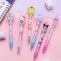 kawaii sanrios neutral pen hello kittys kuromi my melody cinnamoroll cartoon pendant gel pen office school writing supplies