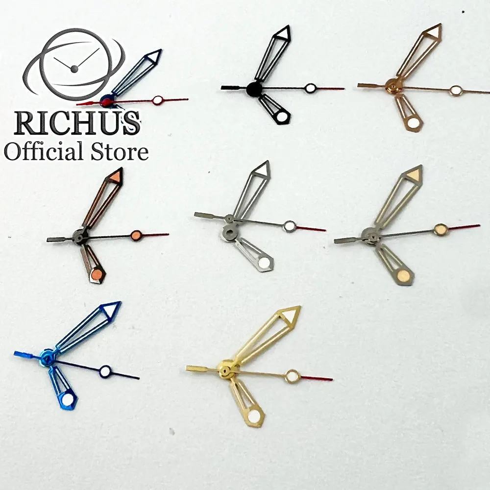 Зеленые светящиеся стрелки для часов NH35 NH36 ETA 2836 2824 Miyota 8205 8215 821A Mingzhu DG2813 3804