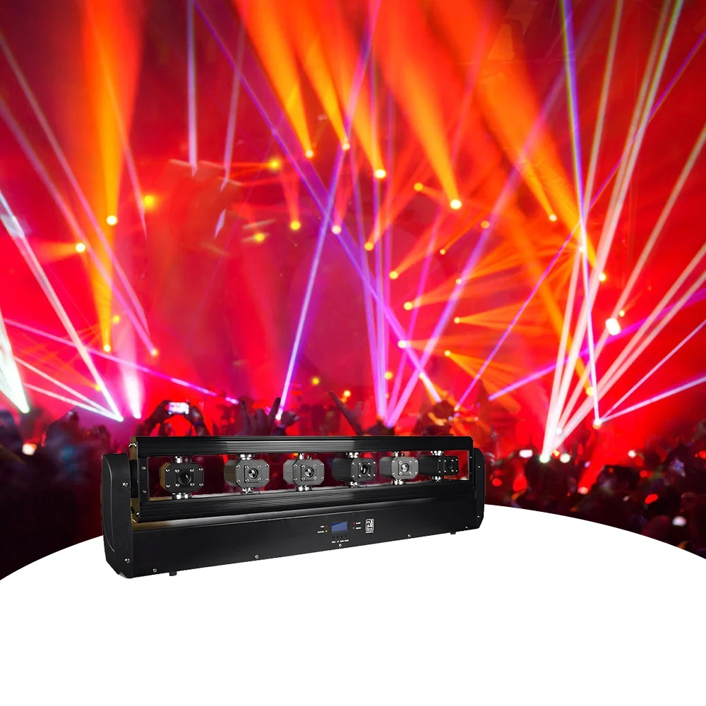 Лидер продаж 6 глаз 500 МВт красный/зеленый занавес с подвижной головкой отдельный