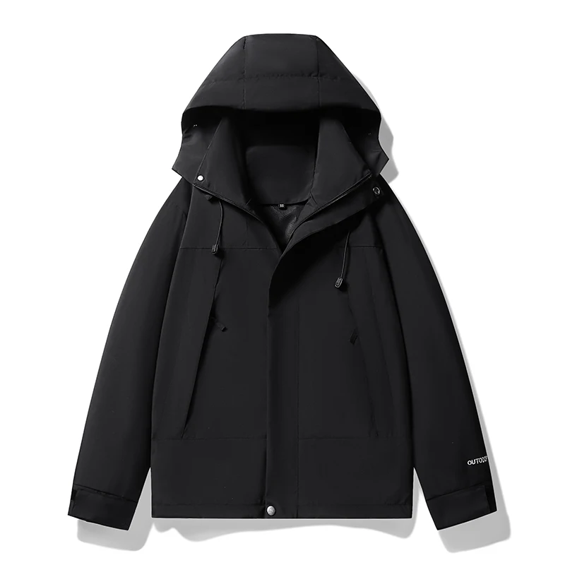 Весенне-осенняя мужская и женская уличная однослойная ветрозащитная куртка