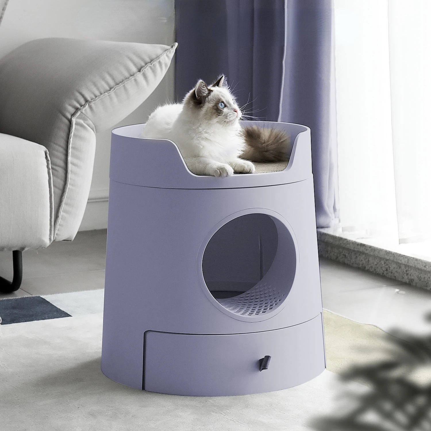 

Enclosed Cat Litter Box House Indoor House Indoor Modern Enclosed Large Litter Box For Cats Discreet Arenero Gatos Pet Products
