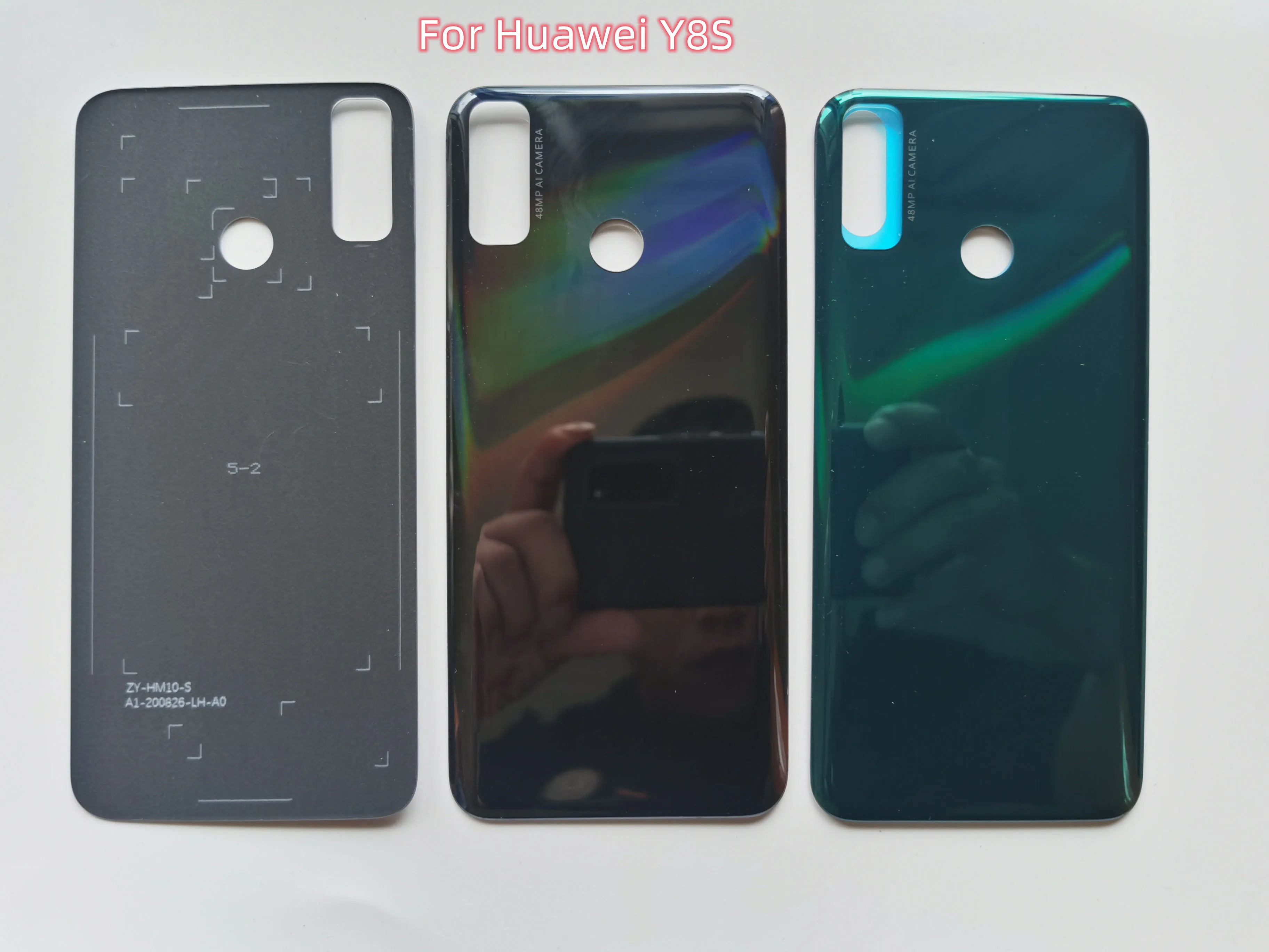 

10pcs for Huawei Y8S rear battery cover glass case door case repair parts for Huawei Y8s rear case glass