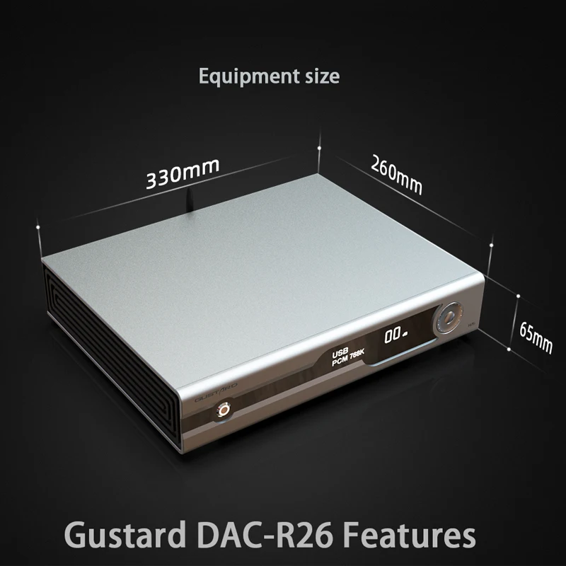 GUSTARD R26 PRO ЦАП DAC-R26 HIFI Цифровое аудио дискретное R2R Высококачественный декодер без